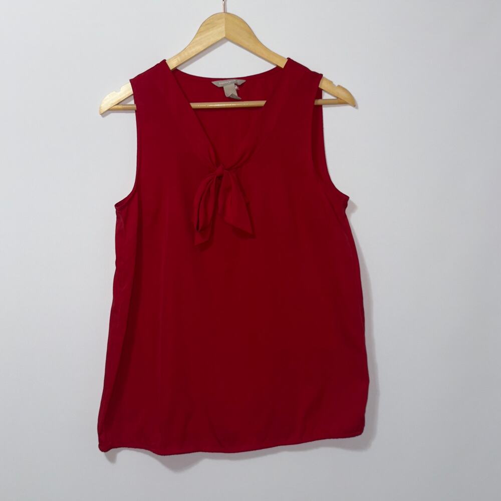 Banana republic red tank top women’s size medium